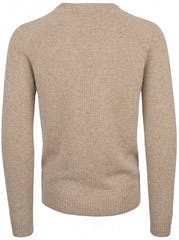 Bradley Cashmere Crewneck - Safari